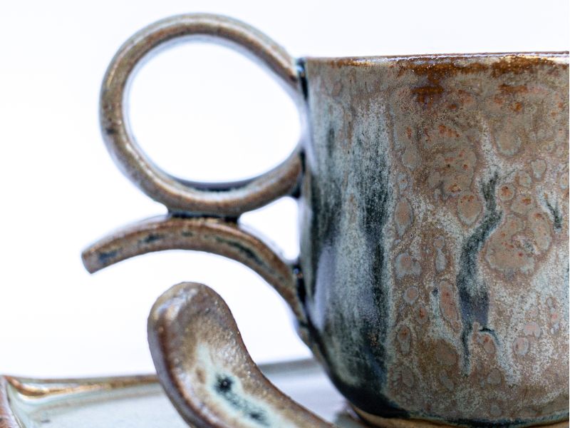 xicara em Cerâmica artesanal