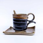 Xícara Canelada com Alça Dupla